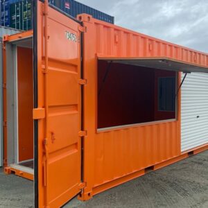 20FT Custom Orange Canteen Container